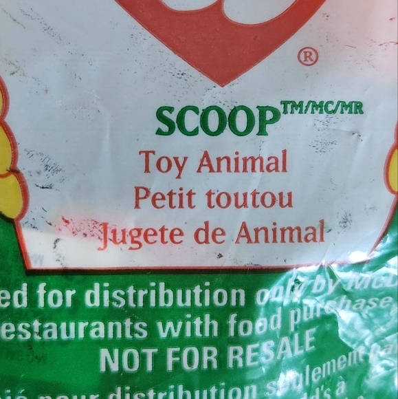🦩 Ty Beanie Baby “Scoop” the Pelican – 1998 McDonald’s Exclusive, Sealed Collec - Picture 2 of 8